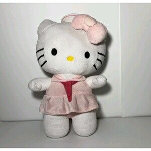 Hello Kitty Plush Pink Sailor by Sanrio Fiesta Toy Stuffed Animal 2014 12"